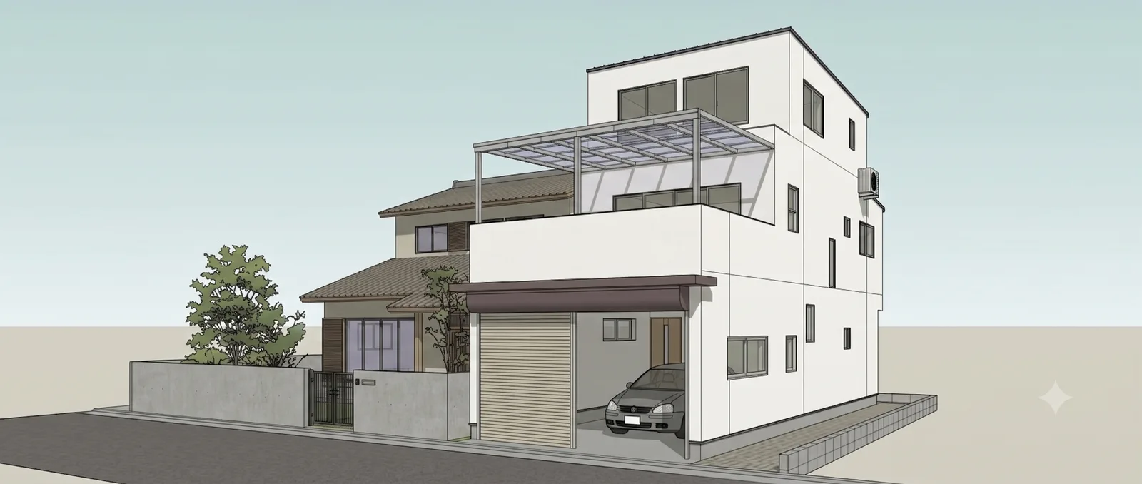 生成AIによる3Dパース